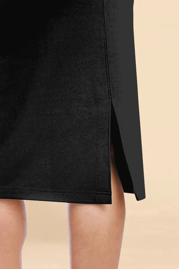 Black_Lycra_Pencil_Skirt_�_High_Waist_Bodycon_Fit,_Stretchable_&_Sleek_Midi_Skirt