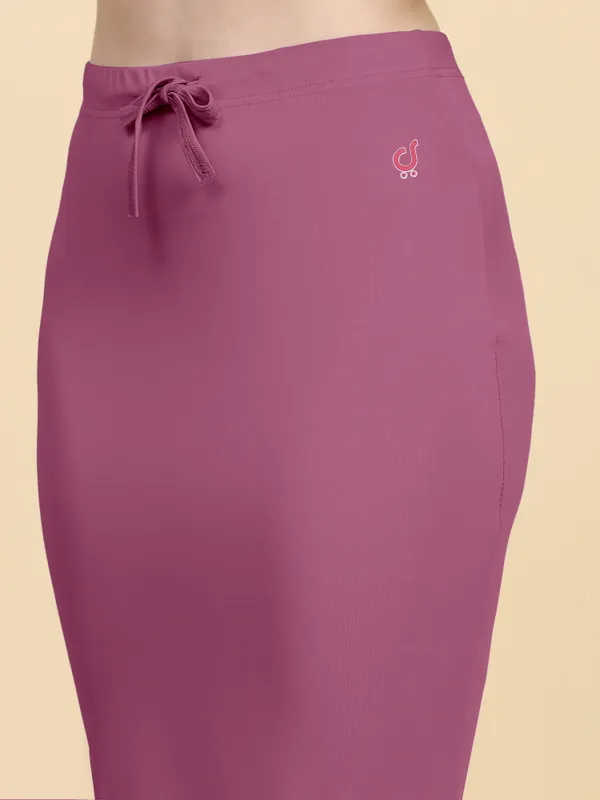 Mauve_Drawstring_Mermaid_Skirt_for_Women