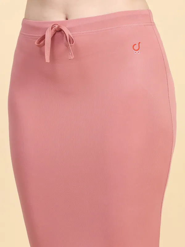 Pink_Bodycon_Drawstring_Midi_Skirt_for_Women
