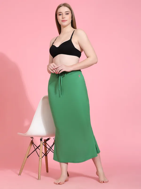Green_Stretch_Mermaid_Midi_Skirt_for_Women