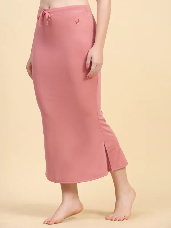 Pink_Bodycon_Drawstring_Midi_Skirt_for_Women