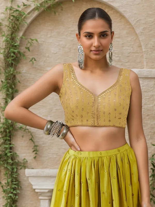 Gold_Dhupion_Silk_Embroidery_Sequence_Work_Blouse_Choli_Stylish_Saree_Blouse_Ready_to_Wear