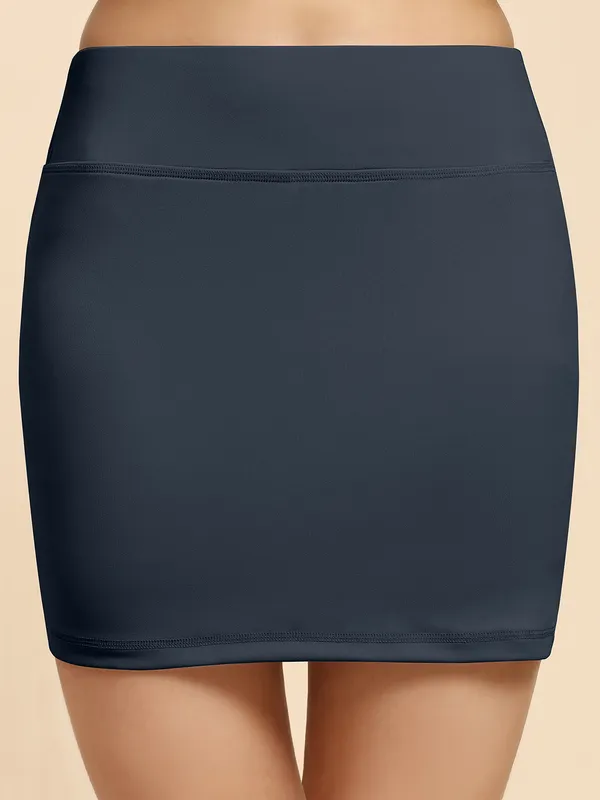 Grey_High_Waist_Stretch_Mini_Skirt_for_Women_|_Soft_&_Body_Fit