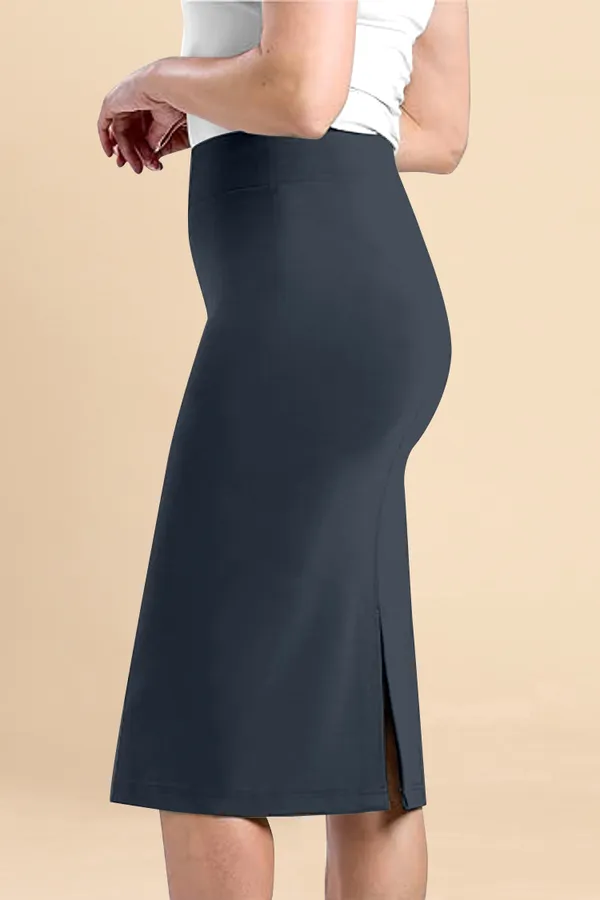 Grey_Lycra_Pencil_Skirt_�_High_Waist_Bodycon_Fit,_Stretchable_&_Sleek_Midi_Skirt