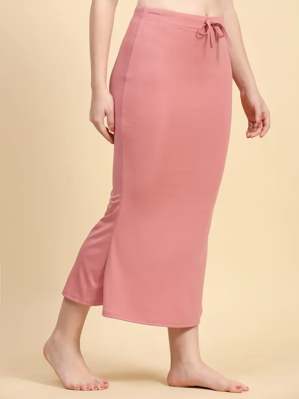 Pink_Bodycon_Drawstring_Midi_Skirt_for_Women