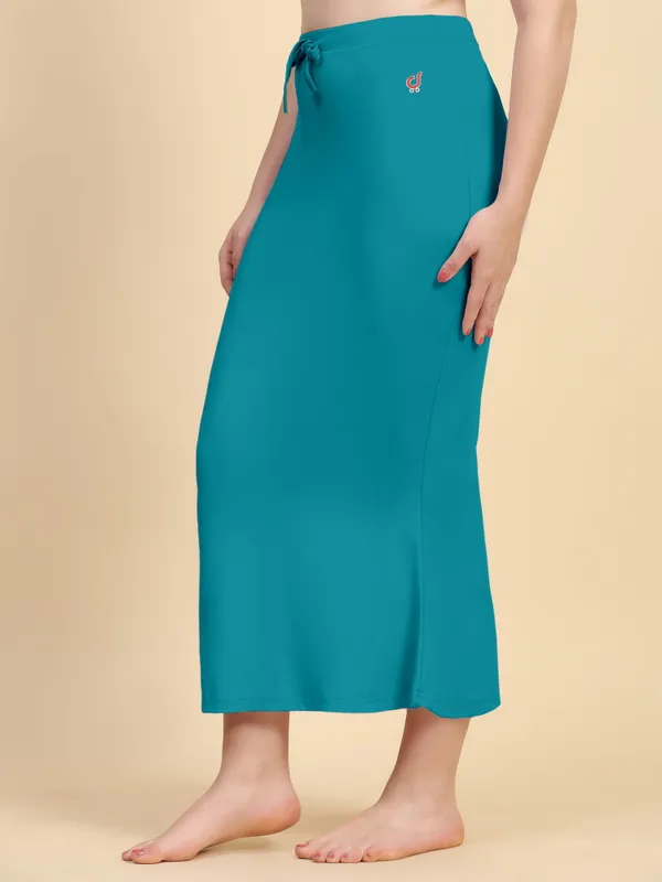 Teal_Mermaid_Midi_Skirt_for_Women