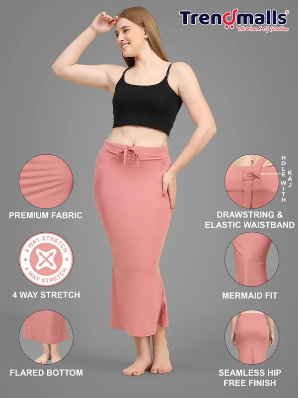 Pink_Bodycon_Drawstring_Midi_Skirt_for_Women