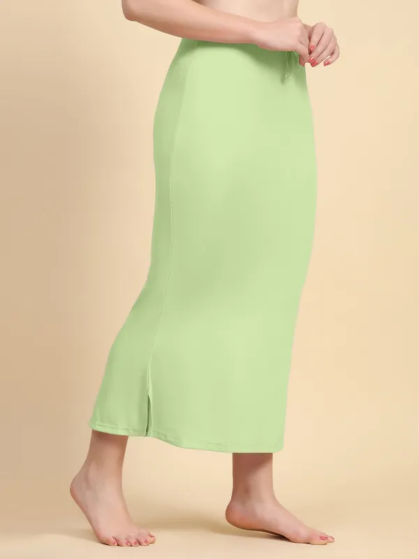 Green_Drawstring_Midi_Skirt_for_Women