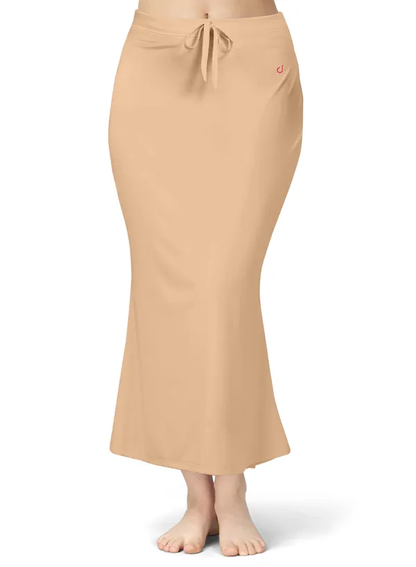 Beige_Drawstring_Bodycon_Skirt_for_Women
