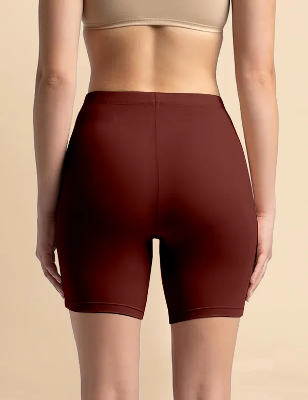 Maroon_Cotton_Tummy_Tucker_Shorts_�_High_Waist_Seamless_Shapewear_Thigh_Slimmer_with_Tummy_Control