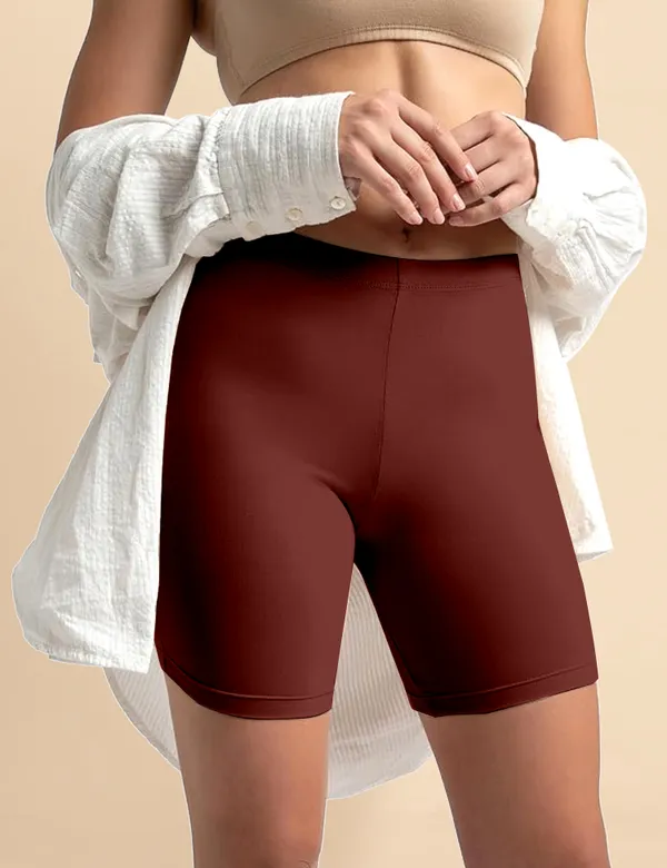 Maroon_Cotton_Tummy_Tucker_Shorts_�_High_Waist_Seamless_Shapewear_Thigh_Slimmer_with_Tummy_Control