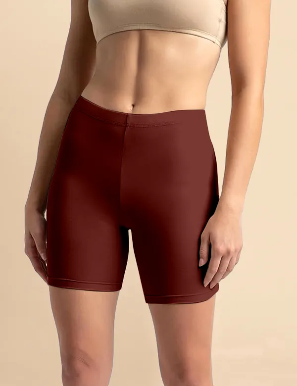 Maroon_Cotton_Tummy_Tucker_Shorts_�_High_Waist_Seamless_Shapewear_Thigh_Slimmer_with_Tummy_Control