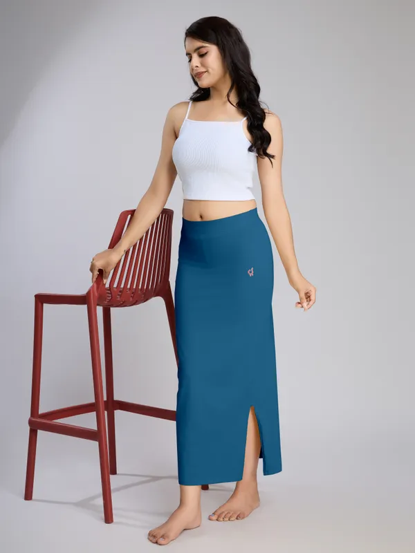 Morpeach_Cotton_Saree_Shapewear_Petticoat_�_Stretchable_Straight_Fit,_Drawstring_Waist