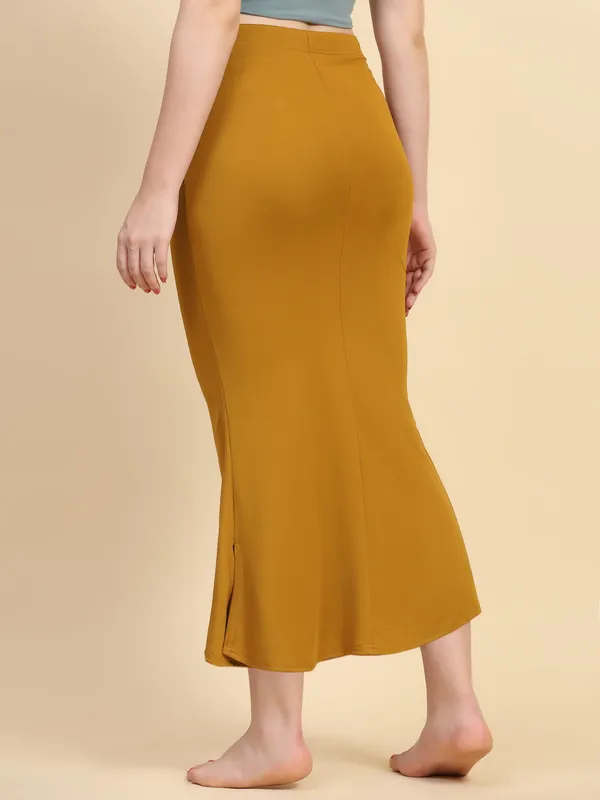 Mustard_Solid_Drawstring_Midi_Skirt_for_Women