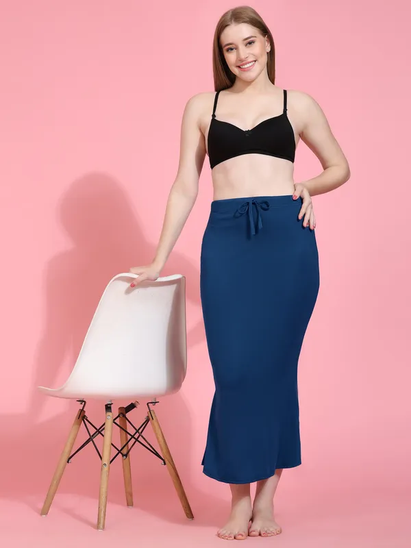 Navy_Solid_Fitted_Midi_Skirt_for_Women