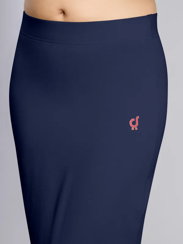 NavyBlue_Cotton_Saree_Shapewear_Petticoat_�_Stretchable_Straight_Fit,_Drawstring_Waist