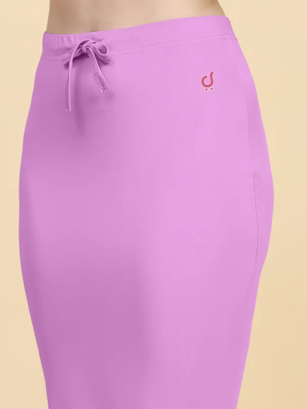 Purple_Fitted_Midi_Skirt_With_Drawstring_for_Women