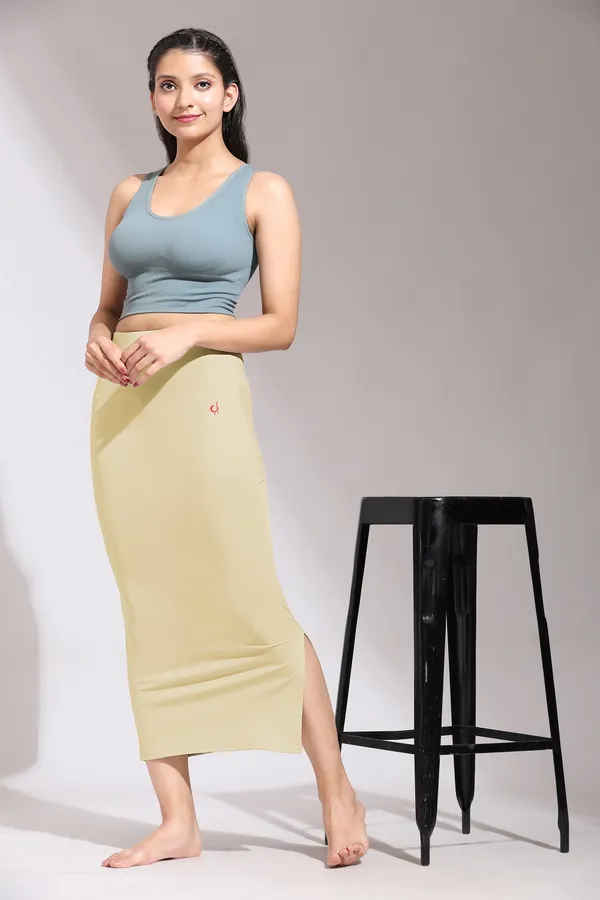 Beige_Polyester_Spandex_Stretchable_Straight_Saree_Shapewear_Petticoat_for_Women
