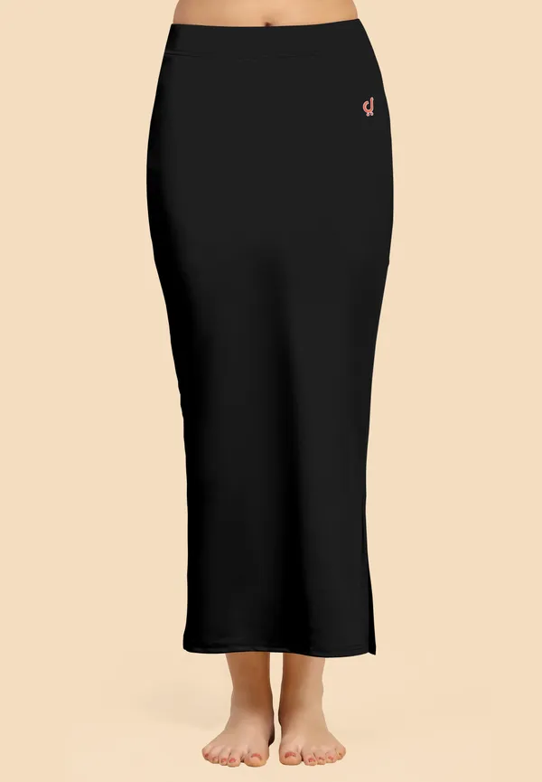 Black_Polyester_Spandex_Stretchable_Straight_Saree_Shapewear_Petticoat_for_Women
