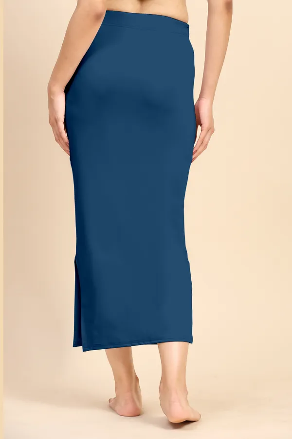 Blue_Polyester_Spandex_Stretchable_Straight_Saree_Shapewear_Petticoat_for_Women