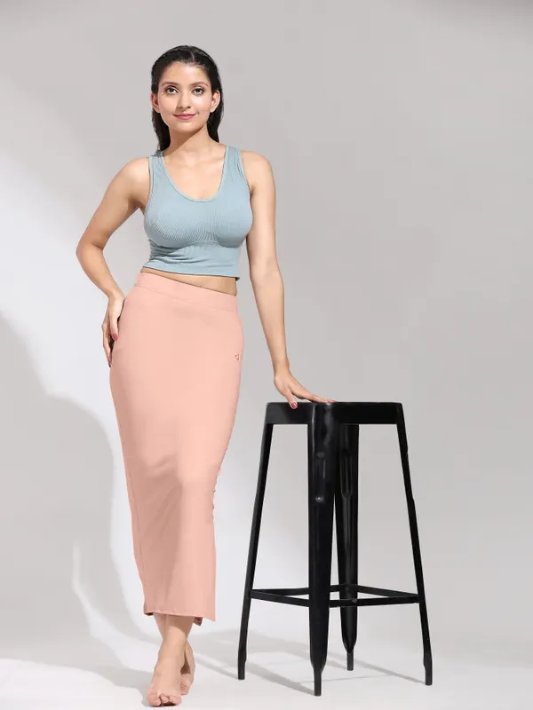 Blush_Polyester_Spandex_Stretchable_Straight_Saree_Shapewear_Petticoat_for_Women