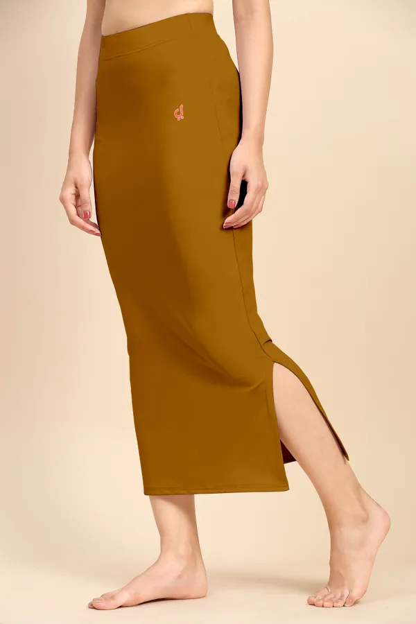 Brown_Polyester_Spandex_Stretchable_Straight_Saree_Shapewear_Petticoat_for_Women