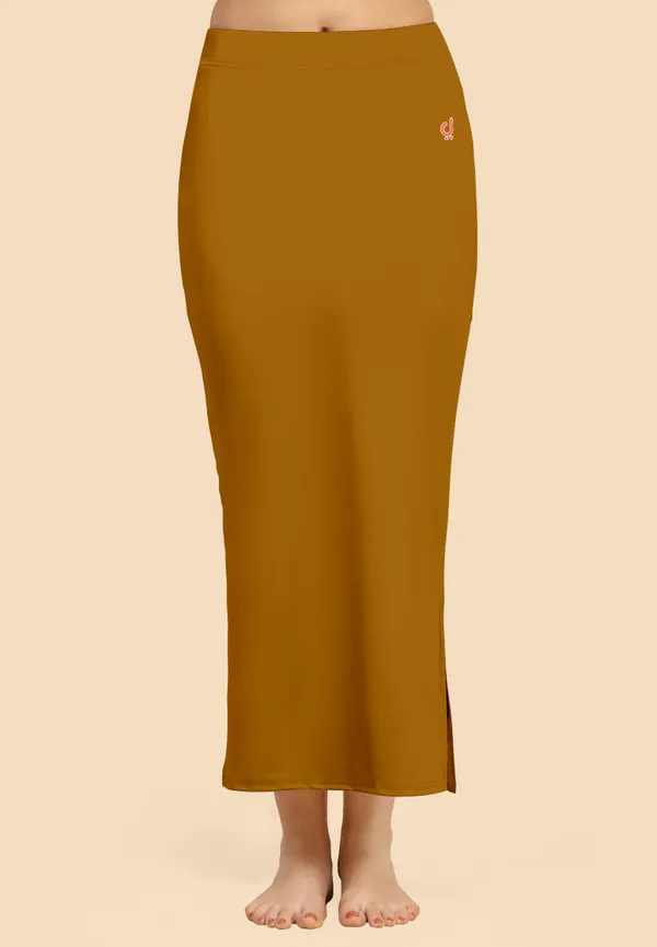 Brown_Polyester_Spandex_Stretchable_Straight_Saree_Shapewear_Petticoat_for_Women