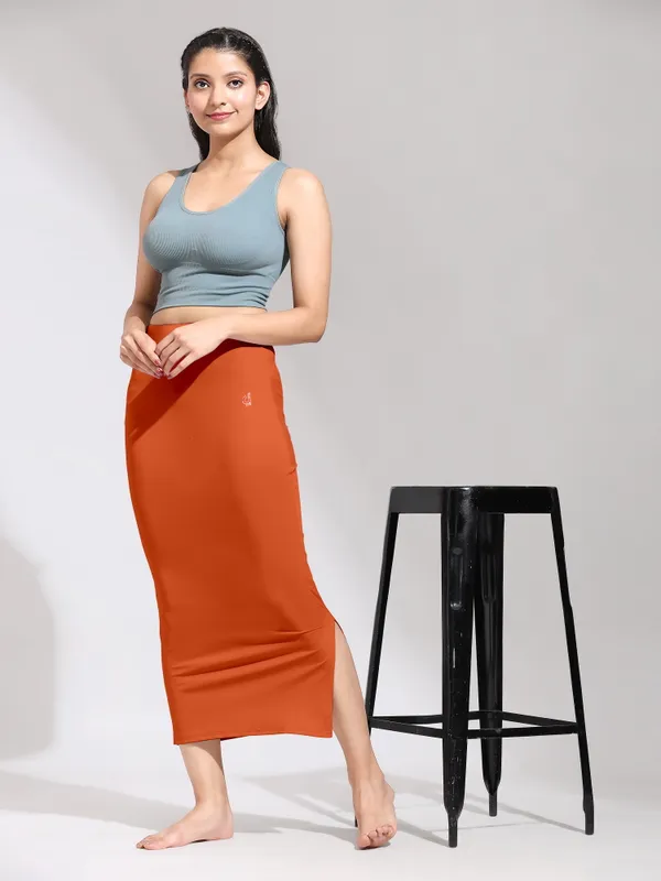 DusstyOrange_Polyester_Spandex_Stretchable_Straight_Saree_Shapewear_Petticoat_for_Women