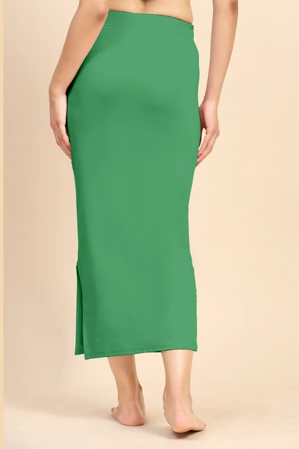 Green_Polyester_Spandex_Stretchable_Straight_Saree_Shapewear_Petticoat_for_Women