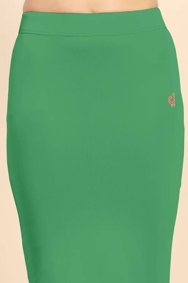 Green_Polyester_Spandex_Stretchable_Straight_Saree_Shapewear_Petticoat_for_Women