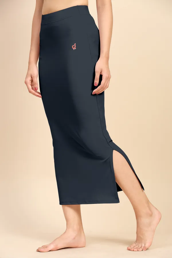 Grey_Polyester_Spandex_Stretchable_Straight_Saree_Shapewear_Petticoat_for_Women