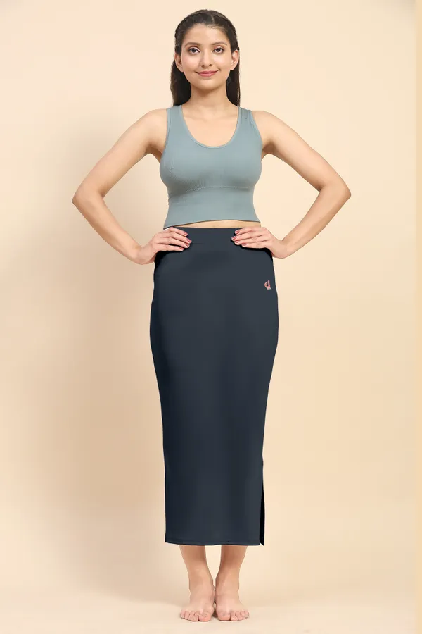 Grey_Polyester_Spandex_Stretchable_Straight_Saree_Shapewear_Petticoat_for_Women