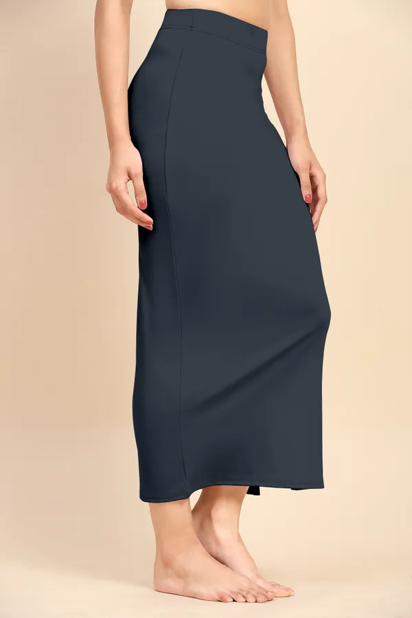 Grey_Polyester_Spandex_Stretchable_Straight_Saree_Shapewear_Petticoat_for_Women