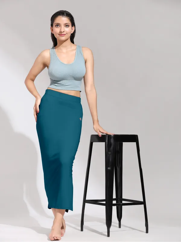 Indigo_Polyester_Spandex_Stretchable_Straight_Saree_Shapewear_Petticoat_for_Women