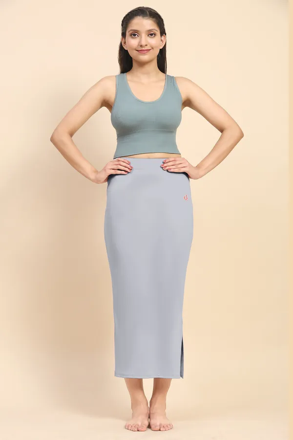 LightGrey_Polyester_Spandex_Stretchable_Straight_Saree_Shapewear_Petticoat_for_Women