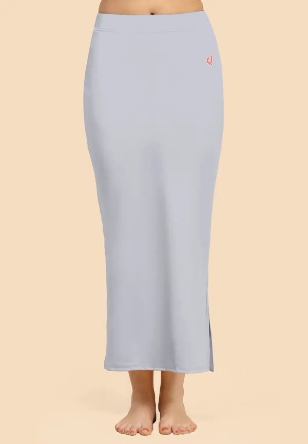 LightGrey_Polyester_Spandex_Stretchable_Straight_Saree_Shapewear_Petticoat_for_Women