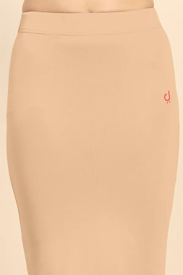 LightPeach_Polyester_Spandex_Stretchable_Straight_Saree_Shapewear_Petticoat_for_Women
