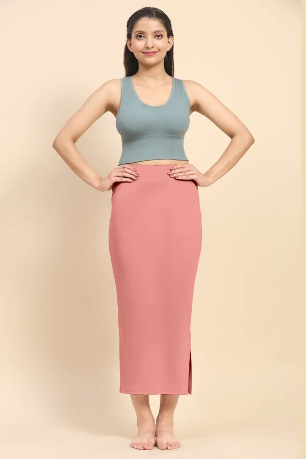 LightPink_Polyester_Spandex_Stretchable_Straight_Saree_Shapewear_Petticoat_for_Women