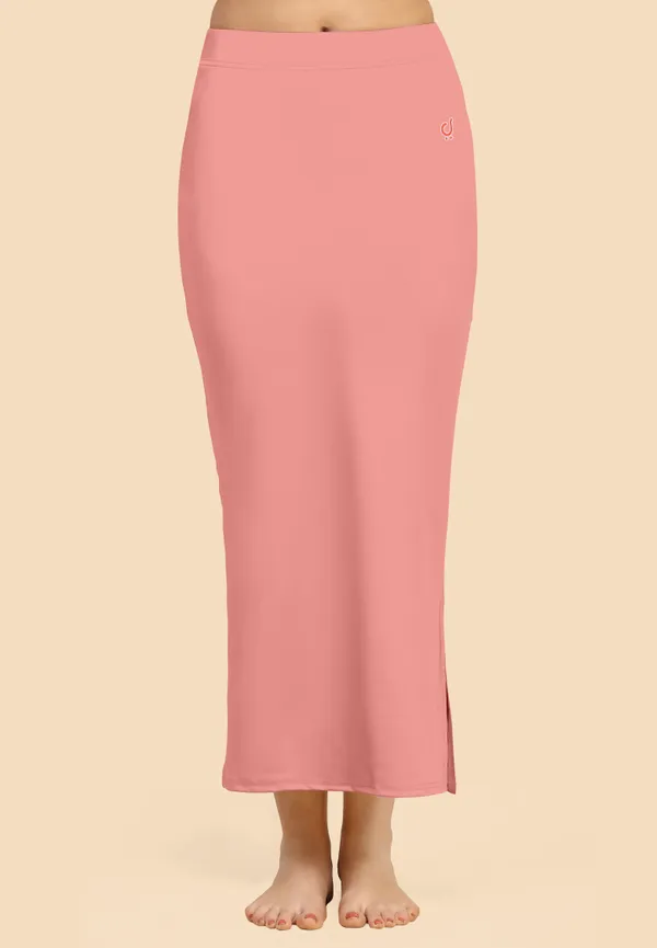 LightPink_Polyester_Spandex_Stretchable_Straight_Saree_Shapewear_Petticoat_for_Women