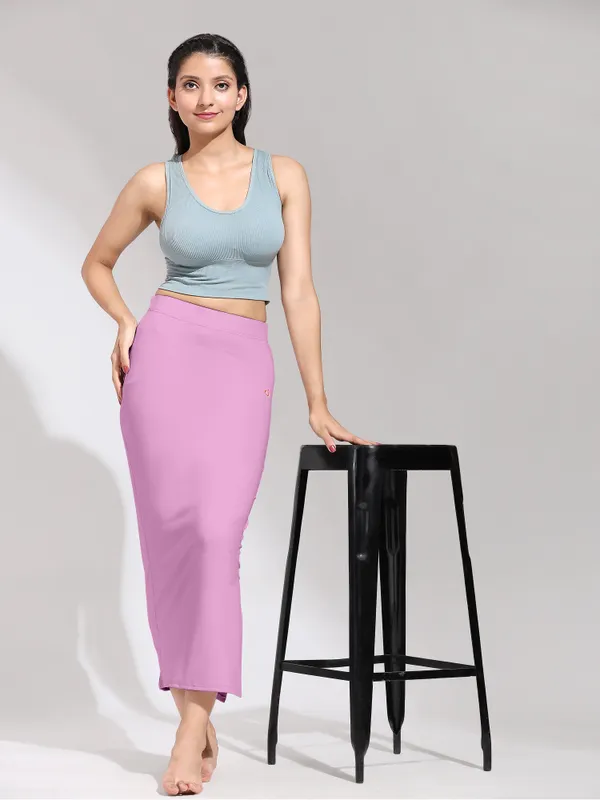 Lilac_Polyester_Spandex_Stretchable_Straight_Saree_Shapewear_Petticoat_for_Women