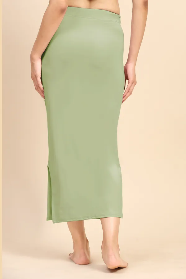 OliveGreen_Polyester_Spandex_Stretchable_Straight_Saree_Shapewear_Petticoat_for_Women