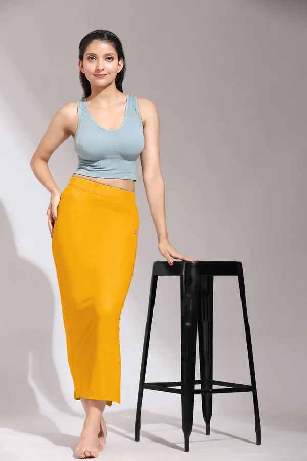 Orange_Polyester_Spandex_Stretchable_Straight_Saree_Shapewear_Petticoat_for_Women