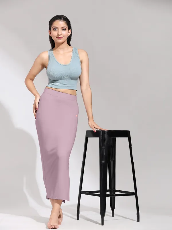 OrchidPink_Polyester_Spandex_Stretchable_Straight_Saree_Shapewear_Petticoat_for_Women