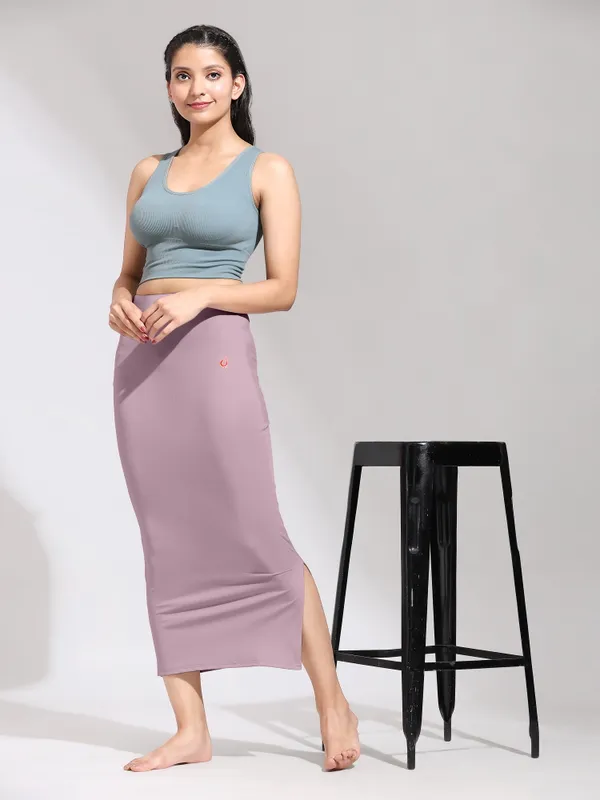 OrchidPink_Polyester_Spandex_Stretchable_Straight_Saree_Shapewear_Petticoat_for_Women