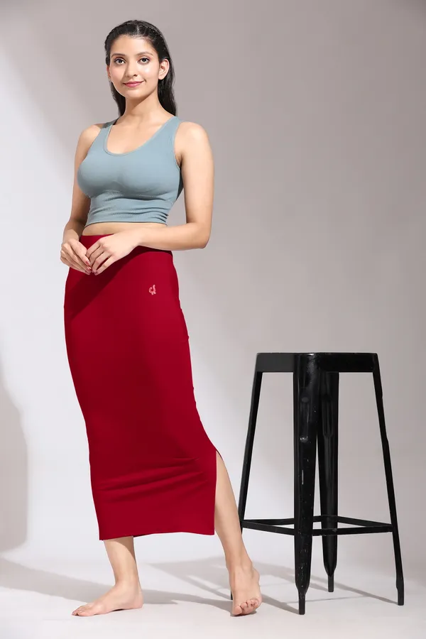 Red_Polyester_Spandex_Stretchable_Straight_Saree_Shapewear_Petticoat_for_Women