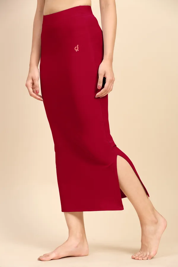 Red_Polyester_Spandex_Stretchable_Straight_Saree_Shapewear_Petticoat_for_Women