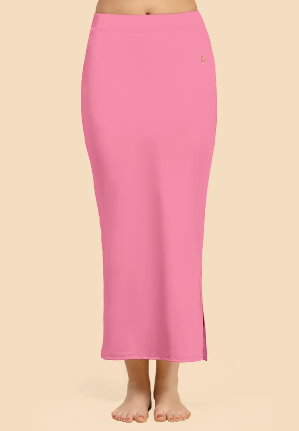 RosePink_Polyester_Spandex_Stretchable_Straight_Saree_Shapewear_Petticoat_for_Women