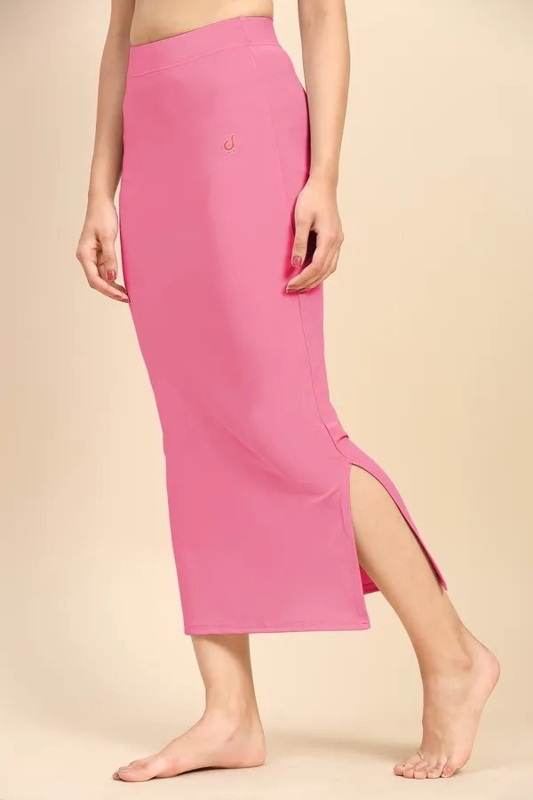 RosePink_Polyester_Spandex_Stretchable_Straight_Saree_Shapewear_Petticoat_for_Women