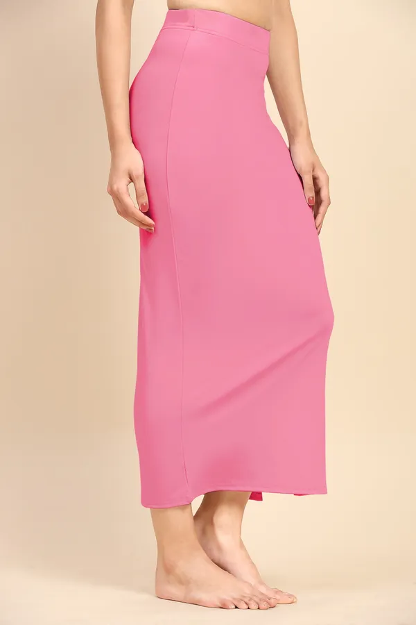 RosePink_Polyester_Spandex_Stretchable_Straight_Saree_Shapewear_Petticoat_for_Women