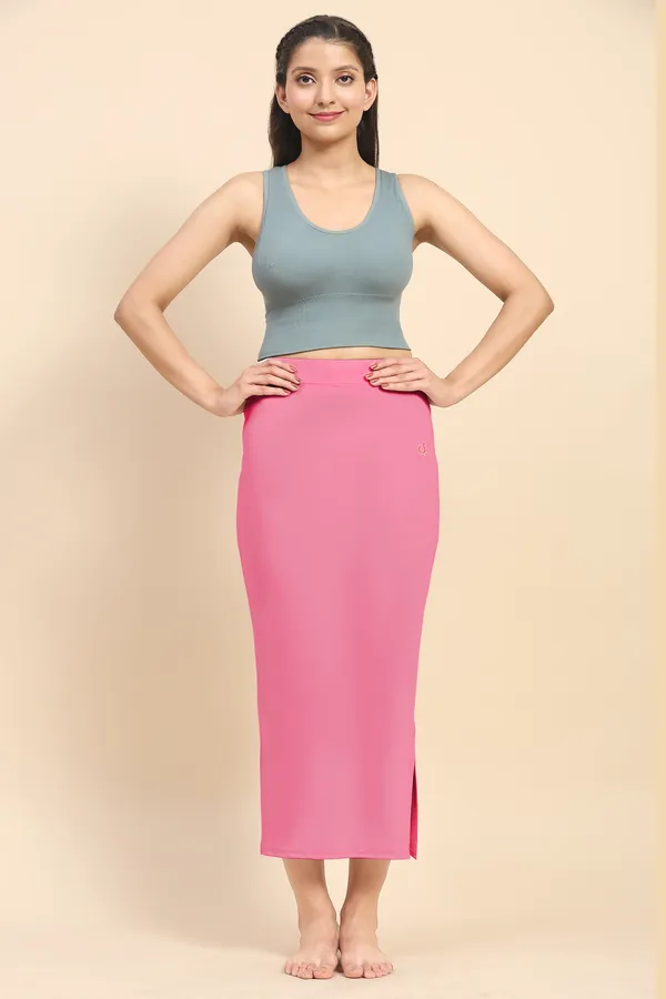 RosePink_Polyester_Spandex_Stretchable_Straight_Saree_Shapewear_Petticoat_for_Women